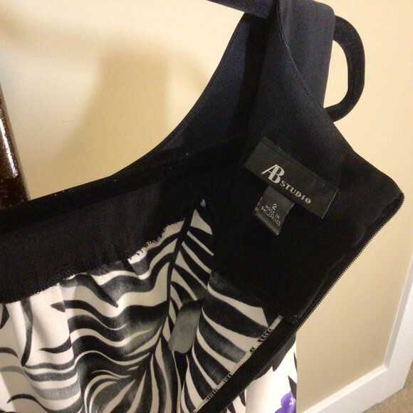Dress Sleeveless AB Studio Size 2 Never worn - Picture 9 of 10